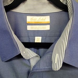 Tall Dress Shirt Gold Label Roundtree & Yorke